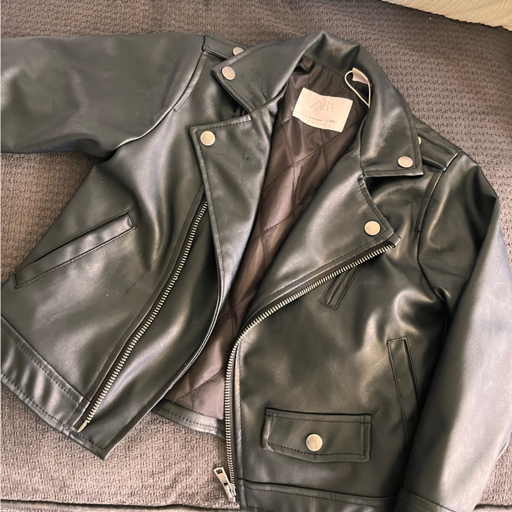 Zara Girl’s Leather Jacket